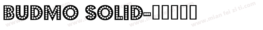 Budmo Solid字体转换